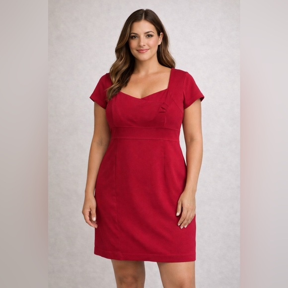 Reitmans Dresses & Skirts - Reitmans Bold Red Dress Size XL